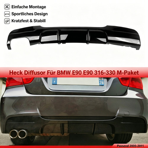 Heck diffusor passt für bmw - ,
